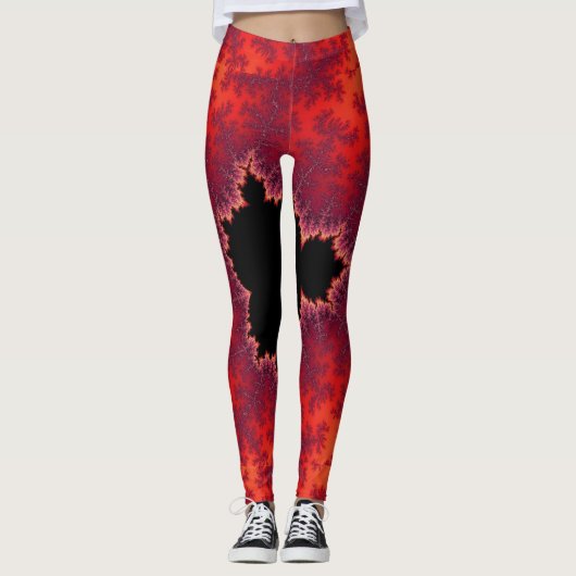 Leggings Mandelbrot Fractal (Devant)