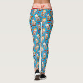 Leggings Maneki Neko Cat et Koi (Dos)