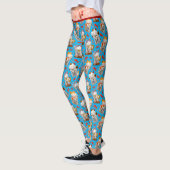 Leggings Maneki Neko Cat et Koi (Gauche)