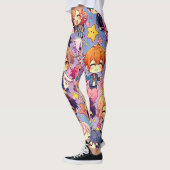 Leggings Manga Magic : Un Design Inspiré (Gauche)