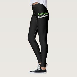 Leggings MANGER SAIN ENTRAÎNER SALE Salle de sport Fitness