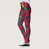 Leggings Mangeurs d'abeilles et pavots (Gauche)