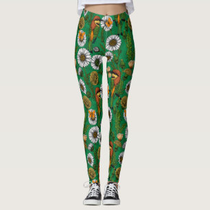 Leggings Mangeurs d'abeilles sur une prairie printanière