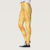 Leggings Mangue rustique jaune comme la peinture texturée (Gauche)