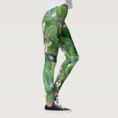 Leggings manzanita blanche fleurit vert (Droite)