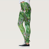 Leggings manzanita blanche fleurit vert (Gauche)
