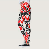 Leggings Maori Kowhaiwhai motif (Gauche)