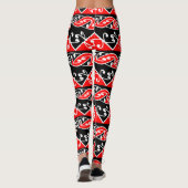 Leggings Maori Kowhaiwhai motif (Dos)