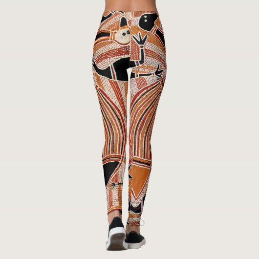 Leggings maoris tribaux sauvages (Dos)