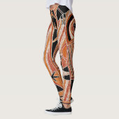 Leggings maoris tribaux sauvages (Gauche)