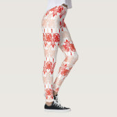 LEGGINGS MAPLE MADE WITH TRIANGLES CANADA FLAG BY MASANSER (Droite)