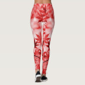 Leggings Maple Trees Design Feuille (Dos)
