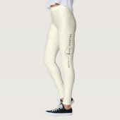 Leggings Maquillage indépendant / Salon de beauté Logo pers (Gauche)