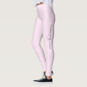Leggings Maquillage indépendant / Salon de beauté Logo pers (Gauche)