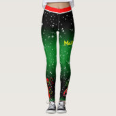 Leggings Marac & Cuatro / Votre nom / Noël à Trini (Devant)