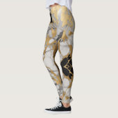 Leggings "Marble Majesty - Opulent Femmes (Gauche)