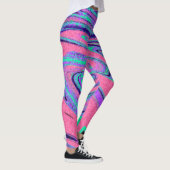 Leggings Marble Texture Motif mignon (Droite)