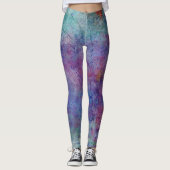 Leggings Marbre Abstrait (Devant)