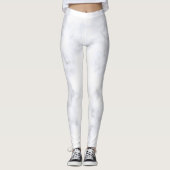 Leggings Marbre blanc (Devant)