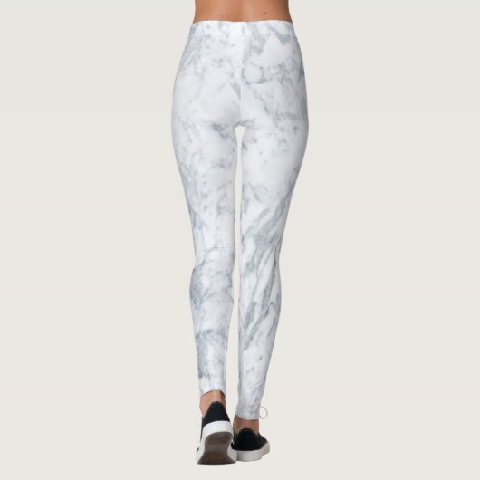 Leggings Marbre blanc (Dos)