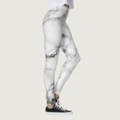 Leggings Marbre blanc Abstrait (Droite)