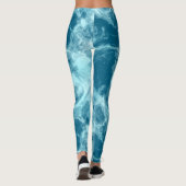 Leggings Marbre bleu (Dos)