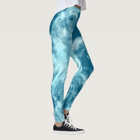 Leggings Marbre bleu (Droite)