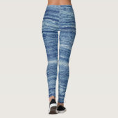 Leggings Marbre bleu (Dos)