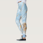 Leggings Marbre bleu Extraordinaire (Gauche)
