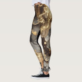 Leggings Marbre Brown avec points (Gauche)
