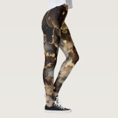 Leggings Marbre Brown avec points (Droite)