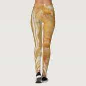 Leggings Marbre Brown et beige (Dos)