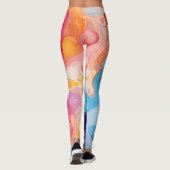 Leggings Marbre coloré (Dos)