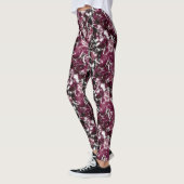 Leggings Marbre de Bourgogne Abstrait (Gauche)