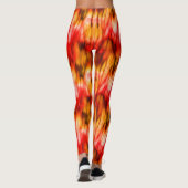 Leggings Marbre de feu Abstrait (Dos)