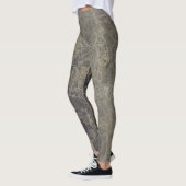 Leggings Marbre de verre Granite Shimmer Style design éléga (Gauche)