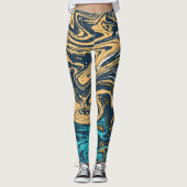 Leggings marbre d'Imaginaire (Devant)