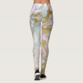 Leggings MARBRE D'OR PASTEL LÉGINGS ACTIFS Abstraits (Dos)
