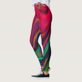 Leggings Marbre et Paillettes d'Or (Gauche)
