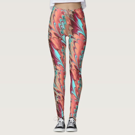 Leggings Marbre Fractal 6-1 (Devant)