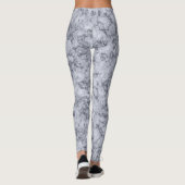 Leggings Marbre gris bleu (Dos)