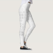 Leggings Marbre gris fumé À damiers triangles (Droite)
