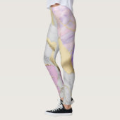 Leggings Marbre Luxe Lavande & Or (Gauche)