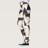 Leggings Marbre mosaïque Abstraite (Gauche)