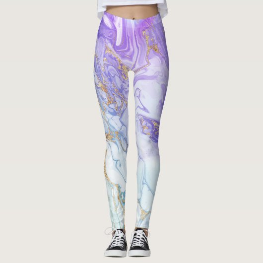 Leggings Marbre Pastel (Devant)