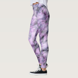 Leggings Marbre pourpre