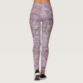 Leggings Marbre pourpre (Dos)