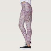 Leggings Marbre pourpre (Gauche)