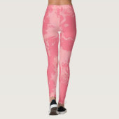 Leggings Marbre rose Abstrait (Dos)