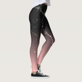 Leggings Marbre rose et noir (Droite)